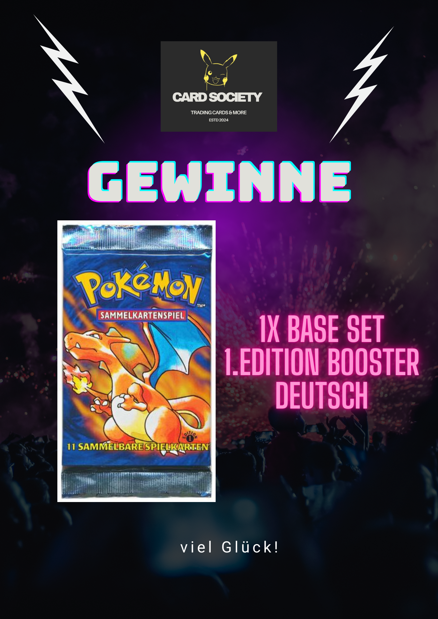 Pokemon 1.Edition Base Set Booster MYSTERY Bag - Versuch dein Glück!