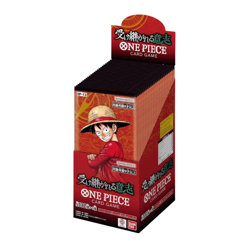 1x Case One Piece Card Game – OP13 – Carrying On His Will – Booster Display (JP)