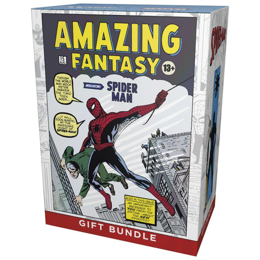 Magic the Gathering Marvel's Spider-Man Bundle englisch (Vorbestellen Oktober)

Inhalt: 9 Play-Booster 1 Sammler-Booster 1 Promokarte als traditionelle Foilkarte mit alternativer Illustration 10 Standardländer als traditionelle Foilkarten 5 Standardländer mit großflächiger Illustration als traditionelle Foilkarten 10 Standardländer als Nicht-Foilkarten 5 Standardländer mit großflächiger Illustration 1 übergroßer Spindown-Lebenspunktezähler 1 Kartenaufbewahrungsschachtel mit Foileffekt 2 Regelreferenzkarten
